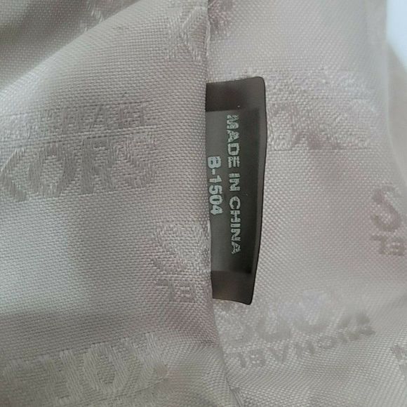 Michael Kors Astor Large Ring Brown Pebbled Leather Bucket Shoulder Bag Purse - Picture 11 of 12